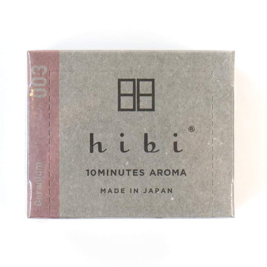 10MINUTES AROMA ゼラニウム(30本入り/専用マット付) - Olfact Lab.