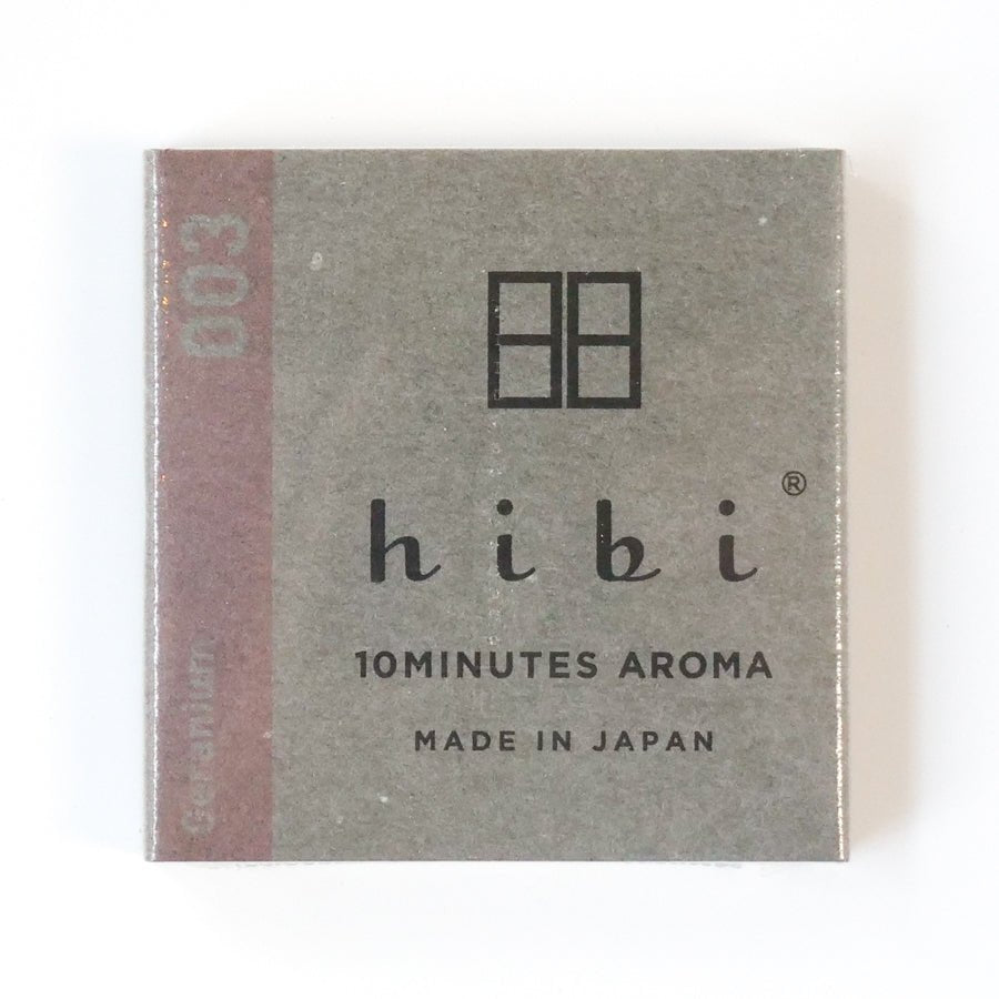10MINUTES AROMA ゼラニウム(8本入り/専用マットなし) - Olfact Lab.
