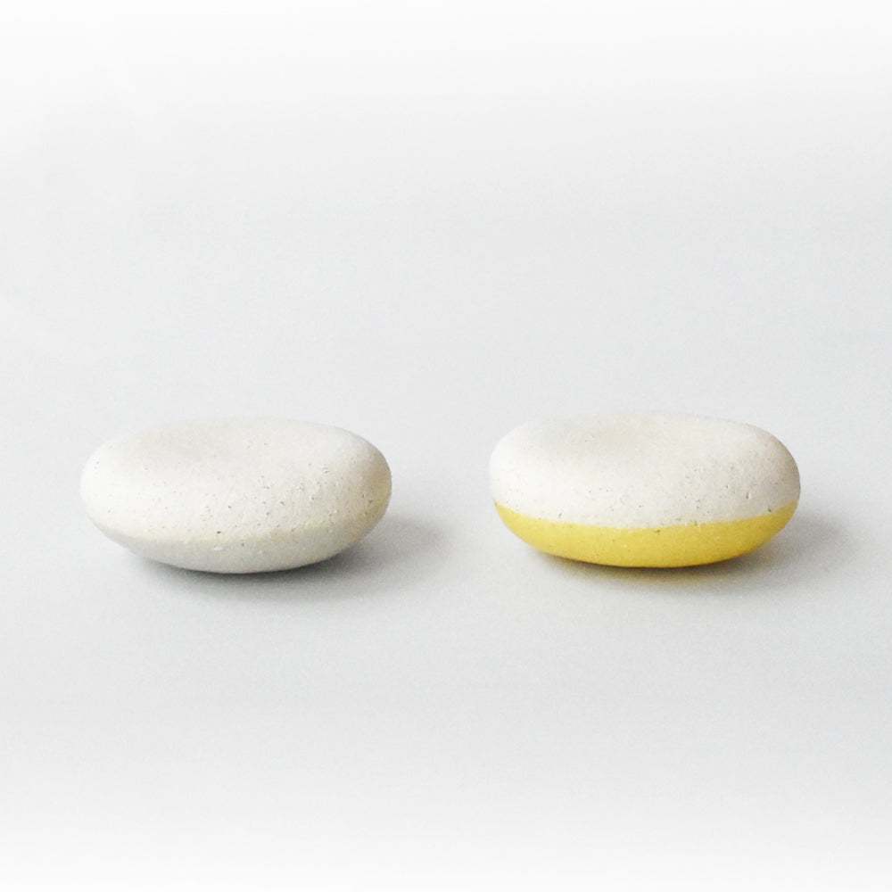 Shigaraki ware aroma stone yellow