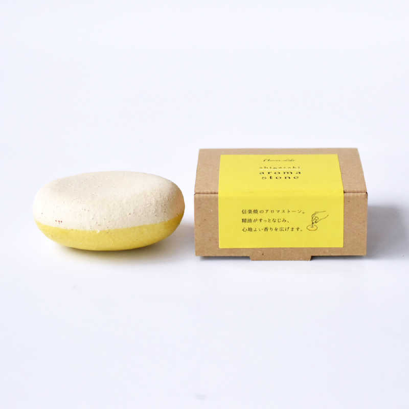 Shigaraki ware aroma stone yellow