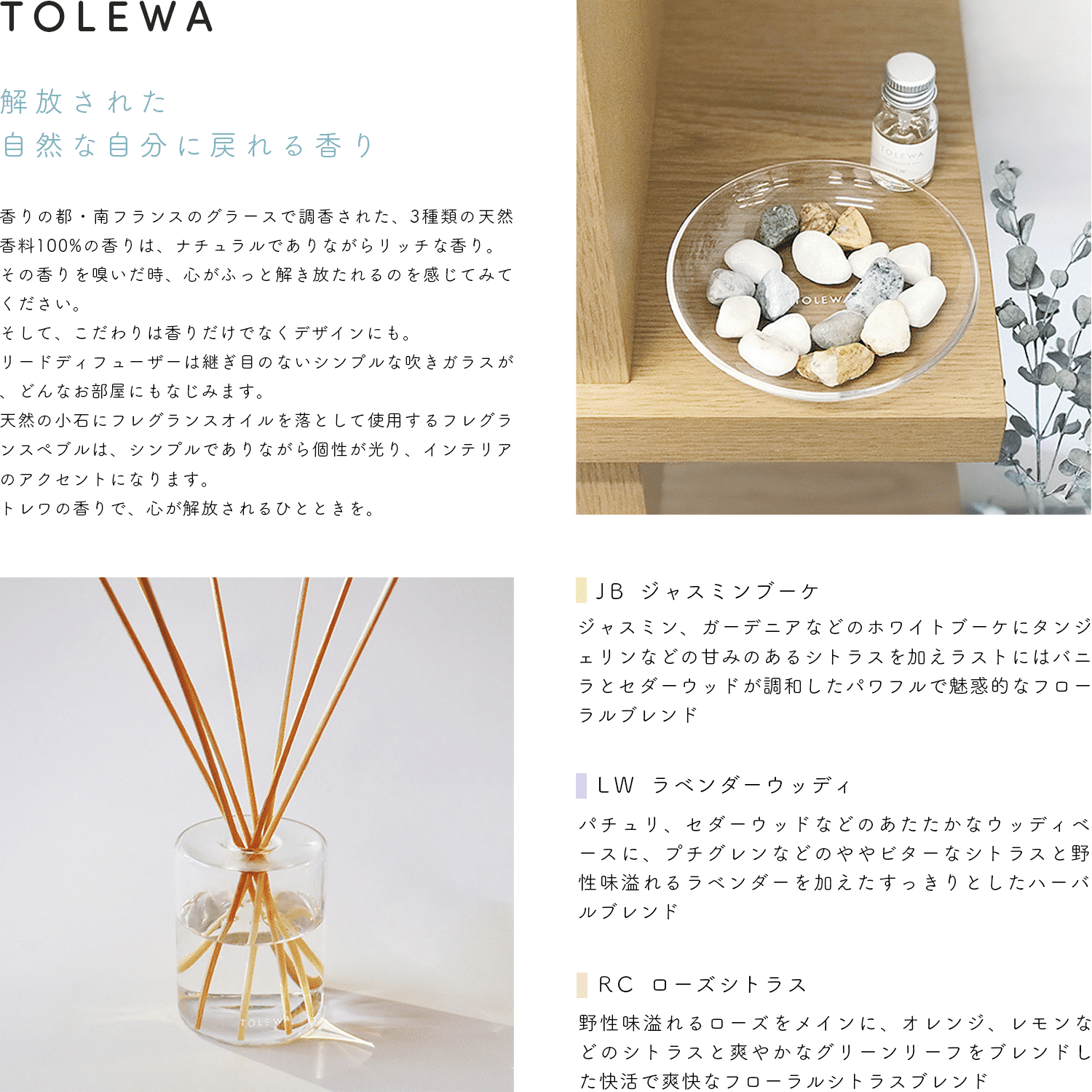 【在庫限り:箱汚れ(外箱の色褪せ)】リードディフューザー LW (ラベンダーウッディ)