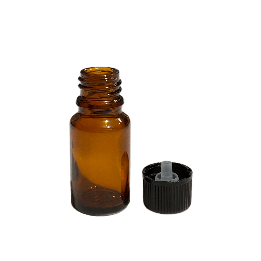 Brown light-shielding bottle with dropper, 10ml