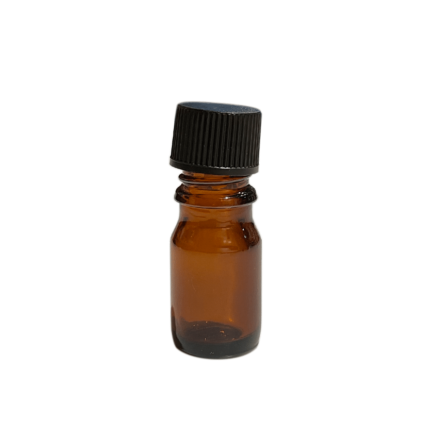 Brown light-shielding bottle with dropper, 5ml