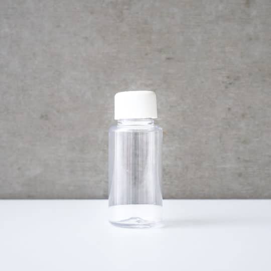 Plastic bottle, clear, 50ml
