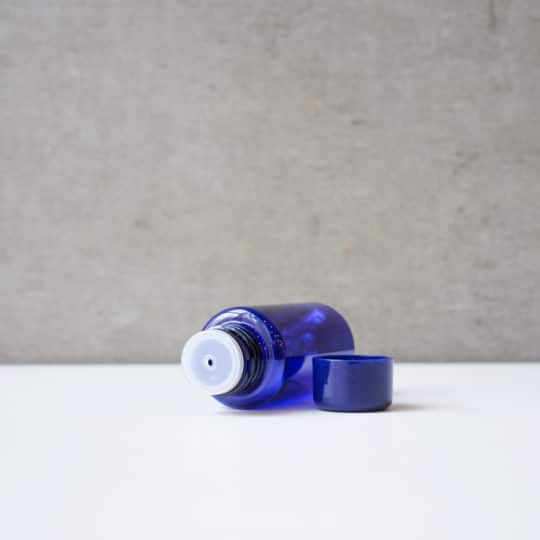 Plastic bottle blue 50ml