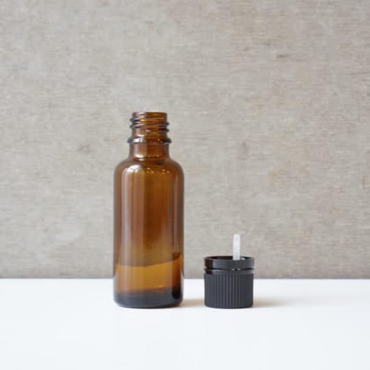 Amber bottle E-30ml with drop stopper