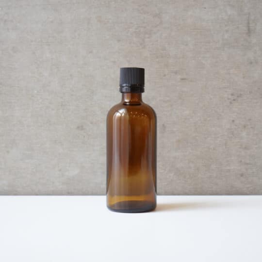 Amber bottle E-100ml with drop stopper