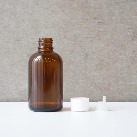 Brown glass narrow-mouth bottle 60ml MR-060
