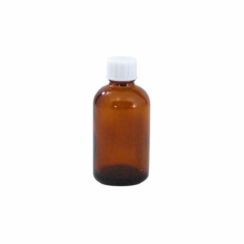 植物油用茶色遮光瓶（中栓付き）60ml