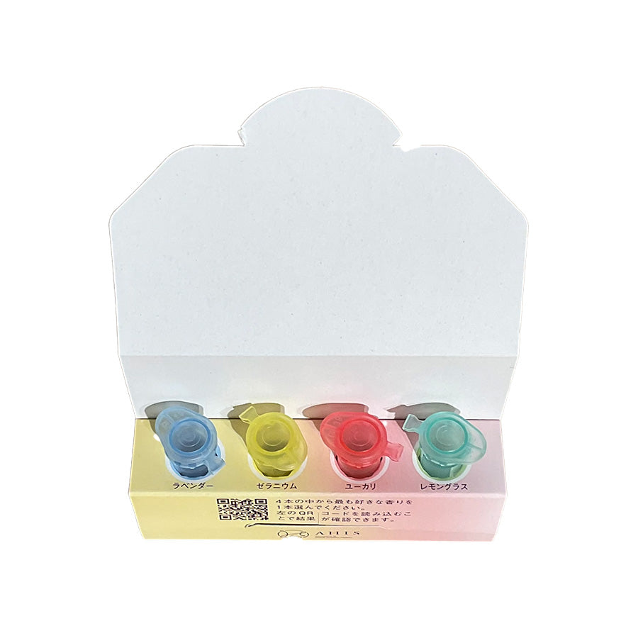 Aroma Check Kit (4 types of essential oils and a mouette set)