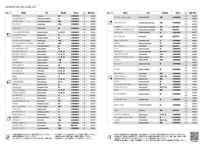 Ad Naturam カタログ（エッセンシャルオイル）　10枚セット