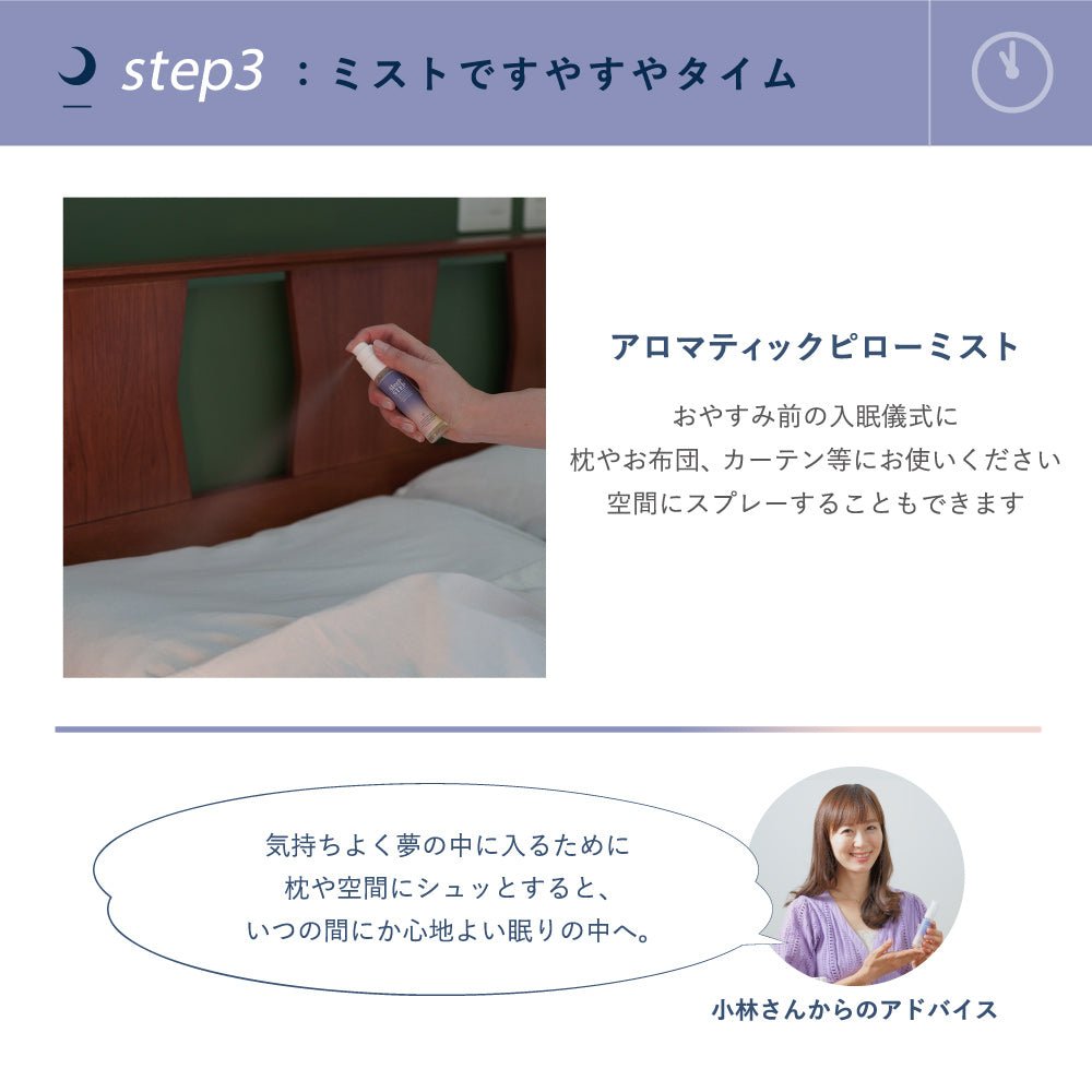 SLEEP STEP　アロマティックピローミスト　clear beauty - Olfact Lab.